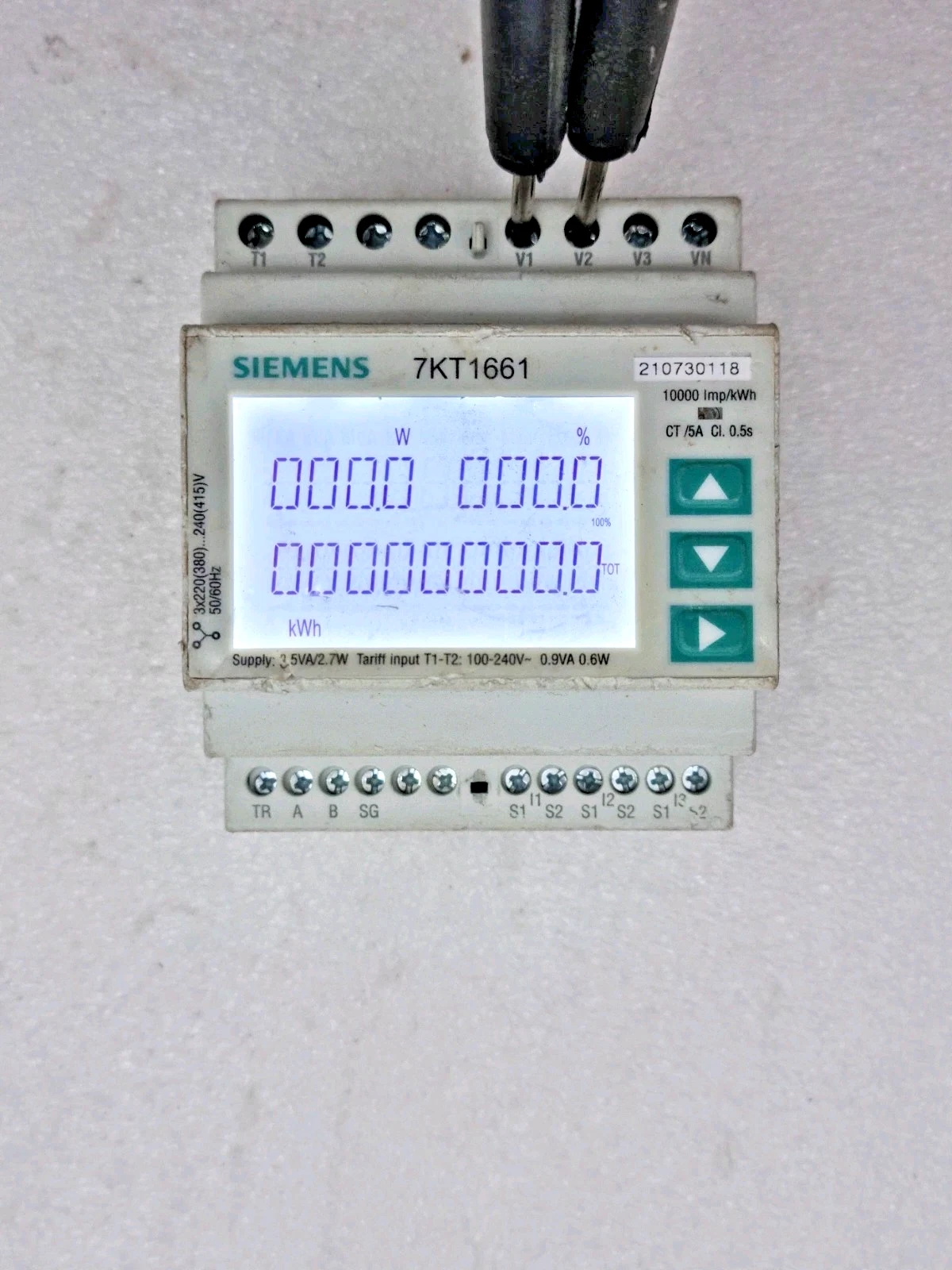 Siemens 7KT1661 Power Monitoring Device 7KT1661